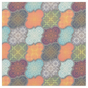 Tissu Motif Quatrefoil