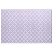 Tissu Motif Quatrefoil blanc et violet clair moderne (Fat Quarter)
