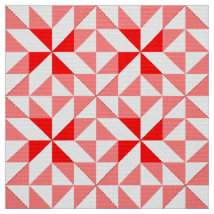 Tissu Motif Quilt Bloc de choix Annie en rouge