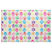 Tissu Motif Rainbow Chig Paws (Fat Quarter)