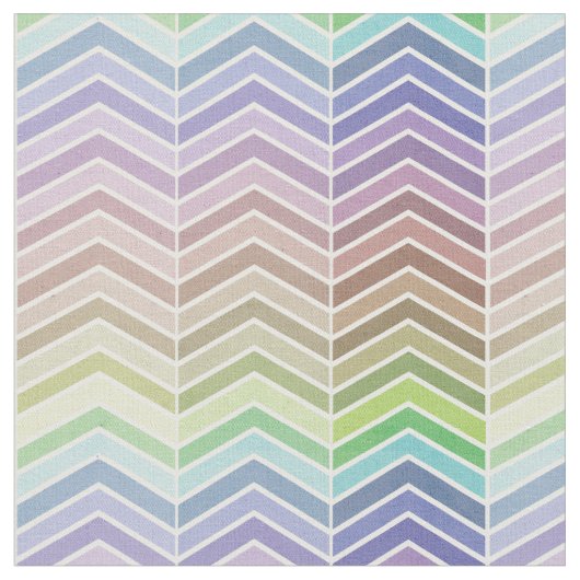 Tissu Motif Rainbow et Texted Chevron (Fermer)