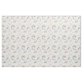 Tissu Motif Rainbows & Hearts (Fat Quarter)