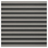 Tissu Motif rayé beige et noir (Échantillon)