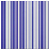Tissu Motif rayé blanc et bleu foncé (Échantillon)