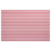 Tissu Motif rayé blanc, rouge et rose chaud (Yard)