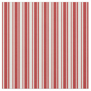 Tissu Motif rayé de couleur jaune clair et rouge