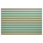 Tissu Motif rayé gris, Brown et vert (Fat Quarter)