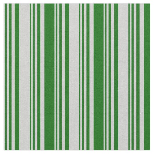 Tissu Motif rayé gris clair et vert foncé (Fermer)