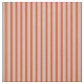 Tissu Motif rayé gris et rouge (Échantillon)