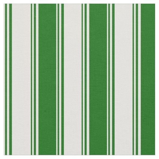 Tissu Motif rayé jaune clair et vert foncé (Fermer)