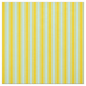Tissu Motif rayé jaune et turquoise (Échantillon)