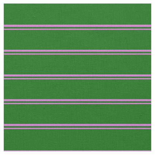 Tissu Motif rayé orchidée et vert foncé (Fermer)