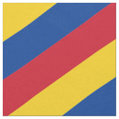Tissu Motif rayé rouge, bleu et jaune (Fermer)