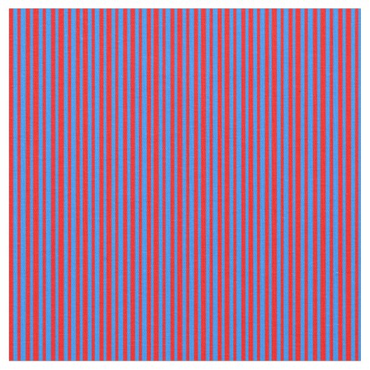 Tissu Motif rayé rouge et bleu (Fermer)