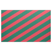 Tissu Motif rayé rouge et vert (Fat Quarter)