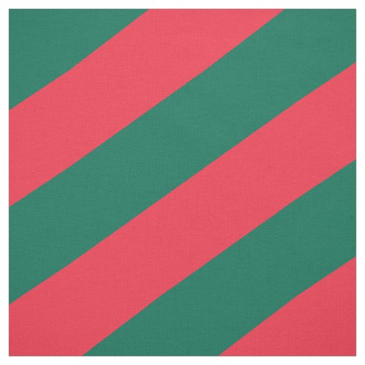 Tissu Motif rayé rouge et vert (Échantillon)