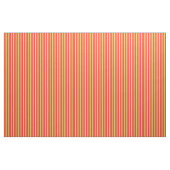 Tissu Motif rayé rouge fait sur commande de jaune orange (Fat Quarter)