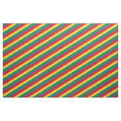 Tissu Motif rayé rouge, vert et jaune (Yard)