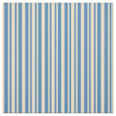 Tissu Motif rayé Tan & Bleu (Échantillon)