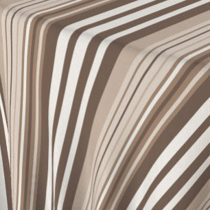 Tissu Motif rayé Tons de Terre Neutres Design 