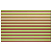 Tissu Motif rayé vert, bronzé et marron (Fat Quarter)