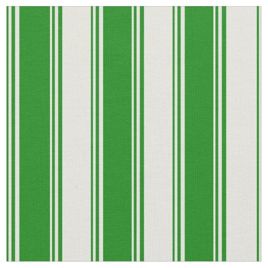 Tissu Motif rayé vert et beige (Fermer)