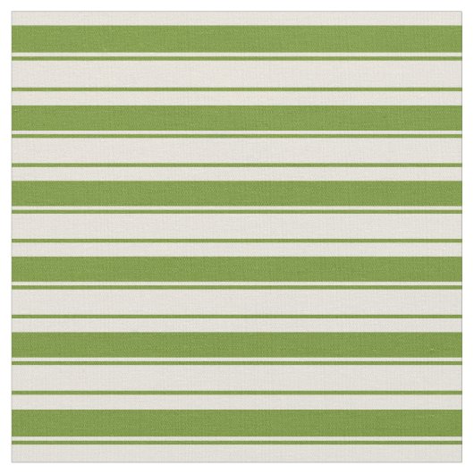 Tissu Motif rayé vert et beige (Fermer)