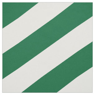 Tissu motif rayé vert et blanc