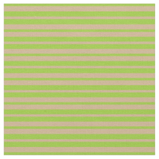 Tissu Motif rayé vert et bronzé (Fermer)