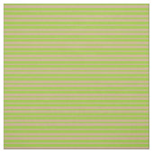 Tissu Motif rayé vert et bronzé (Échantillon)