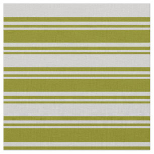 Tissu Motif rayé vert et gris clair