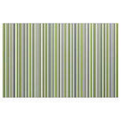 Tissu Motif rayé vert, noir et blanc (Fat Quarter)