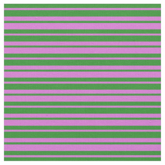 Tissu Motif rayé vert orchidée et forêt (Fermer)