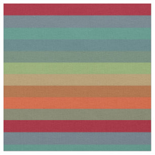 Tissu Motif rayure rétro Fiesta gras des années 70
