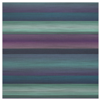 Tissu Motif rayures aquarelle bleu sarcelle violet vert