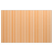 Tissu Motif rayures blanches orange (Yard)