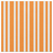 Tissu Motif rayures blanches orange (Fermer)