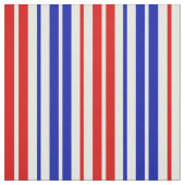 Tissu Motif rayures blanches rouges bleues (Échantillon)
