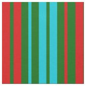 Tissu Motif rayures vert rouge bleu (Fermer)
