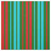 Tissu Motif rayures vert rouge bleu (Échantillon)