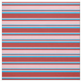 Tissu Motif Red, Rose et Deep Sky Blue Lines (Échantillon)