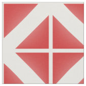 Tissu Motif Red White Trendy Triangles (Fermer)