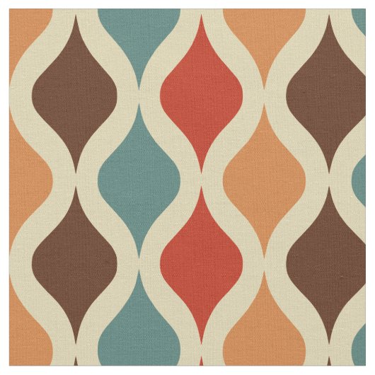 Tissu Motif rétro (Fermer)