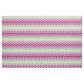 Tissu Motif Retro coloré Chevron (Fat Quarter)