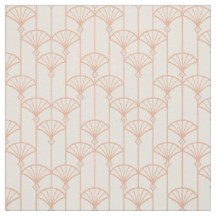 Tissu Motif rétro de style Art déco.