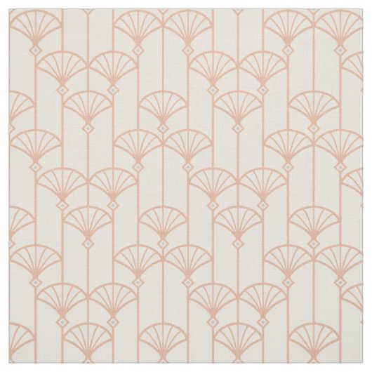 Tissu Motif rétro de style Art déco. (Échantillon)