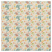 Tissu Motif rétro du champignon du milieu du siècle (Échantillon)