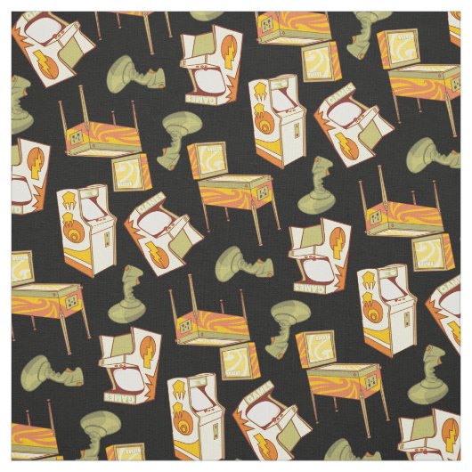 Tissu Motif Retro Games (Échantillon)
