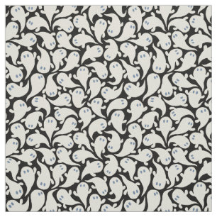 Tissu Motif rétro Halloween dans un style de dessin anim