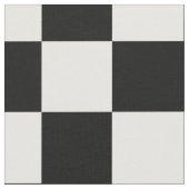 Tissu Motif rétro noir et blanc À damiers (Fermer)